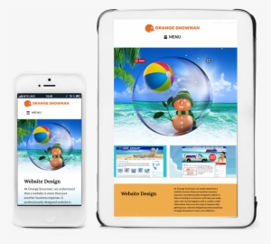 Orange Snowman Affordable Professional Responsive Web - Florida