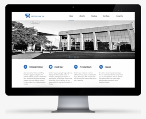 law firm website - design