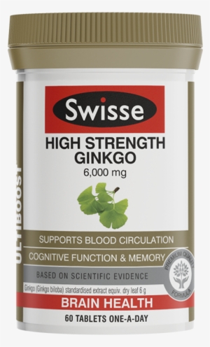 Swisse Ultiboost High Strength Ginkgo - Swisse High Strength Valerian