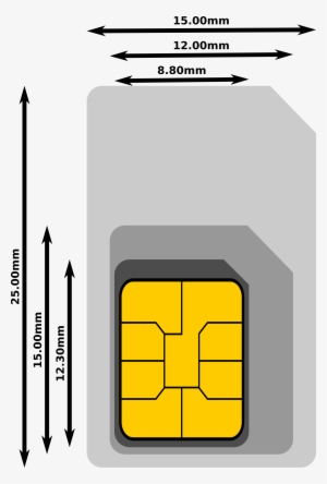 This Free Icons Png Design Of Cellular Sim Card Estimated