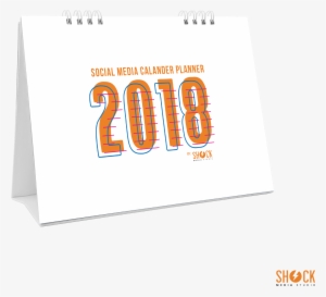 2018 Social Media Calendar Planner - Illustration