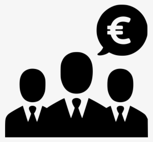 Euro Negotiations Businessmen Business Group - Business Partners Icon Png
