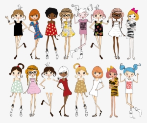 Fashion Clipart Fashion Paris - Cute Fashion Drawings Girls