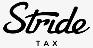 Stridetax Logo Stacked Black - Stride Health
