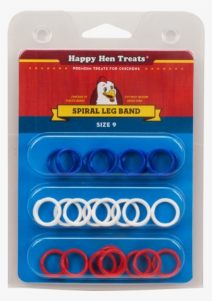 Spiral Leg Band - Happy Hen Treats Mealworm Treat For Pet - 3.5 - Ounce