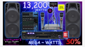 Best In Class Karaoke System, Pro Wireless Karaoke - Yamaha Mg10xu 10 Input Stereo Mixer With Compression