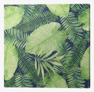 Tropical Seamless Pattern With Leaves - Tropical Seamless Pattern