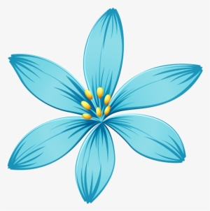 Blue Flower Png, Blue Flowers, Flower Png Images, Indian - Transparent Background Flower Clipart