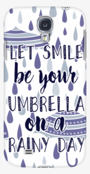 'let Smile Be Your Umbrella On A Rainy Day' Beautiful - Mobile Phone