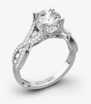 Tacori 2647rd Ribbon Diamond Engagement Ring