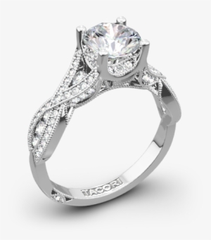 Tacori 2647rd Ribbon Diamond Engagement Ring