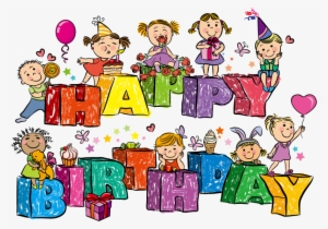 Cartoon Birthday Vector Material Wordart - Cartoon Birthday