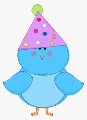 Blue Party Hat Clip Art - Birds Birthday Clip Art