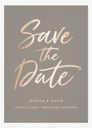 The Save The Date Contains Very Random Details In It - Save The Date Wedding Invite