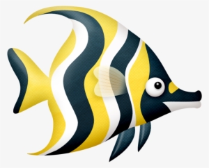 Butterflyfish Clipart Real Fish - Animales De Mar Png Peces