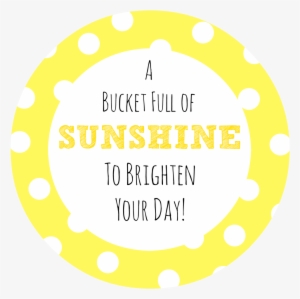 Bucket Full Of Sunshine Gift Idea - Bucket Full Of Sunshine Ideas