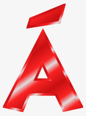 Small - Letter A Red Clipart