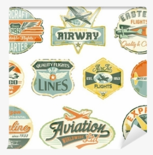 Grunge Label Png Download - Aviation Logos Design Vintage