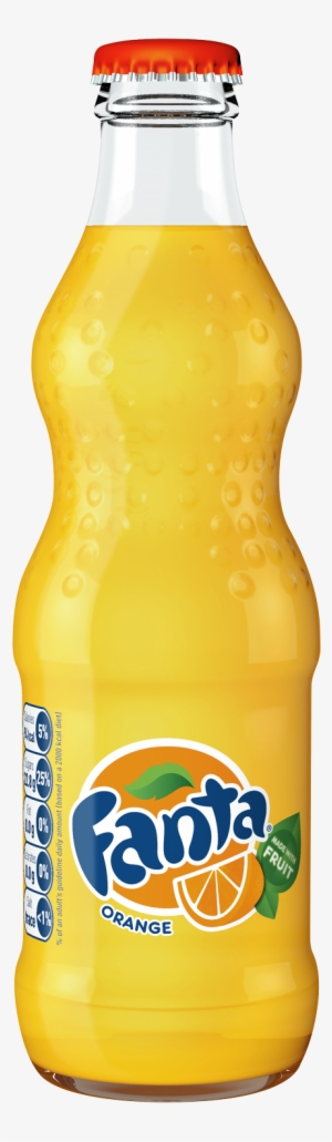 Fanta Orange Glass Bottle 24 X 330ml - Fanta Glass Bottle Png