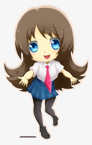 Chibi Clipart Student - Student Anime Chibi Girl