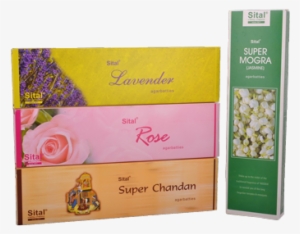 Sital Combo Of Super Chandan, Super Mogra, Rose, Lavender - Jasmine
