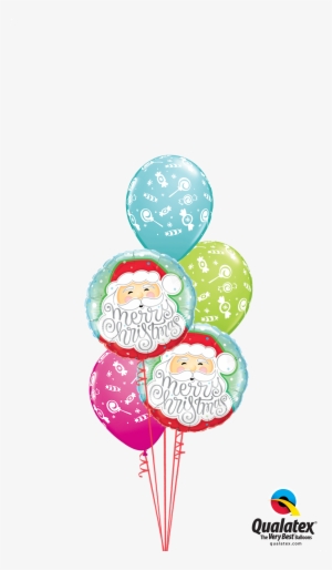 Merry Christmas Santa 2 - Merry Christmas Santa Balloon Gift
