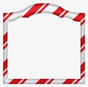 Christmas Day Clipart Clip Art Christmas Santa Claus - Candy Cane Frame Png