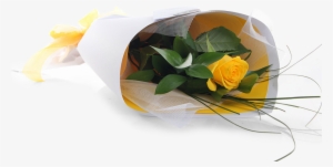 Yellow Rose Bouquet - 1 Yellow Rose Bouquet