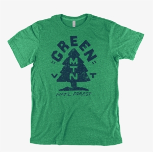 Green Mountain Nat'l Forest Tee - Lou Holtz T Shirt