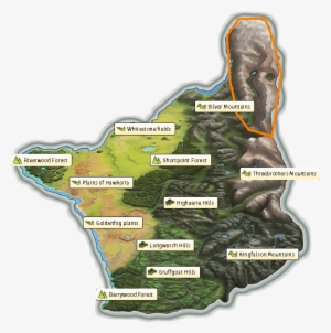 Silver Mountains - Therian Saga Hawkoria Map