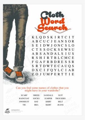 Clothes Word Search - Word Search