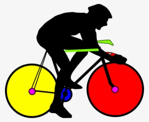 cycling clipart colored png