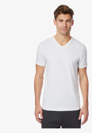 Men's Cool Solid Vneck Tee Shirt - T-shirt