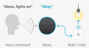 Diagram Of Alexa And Hub Integration For Alexa Voice - Amazon Alexa