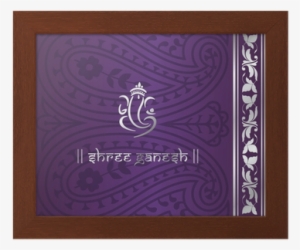 Ganesha, Hindu Wedding Card, Royal Rajasthan, India - Crest
