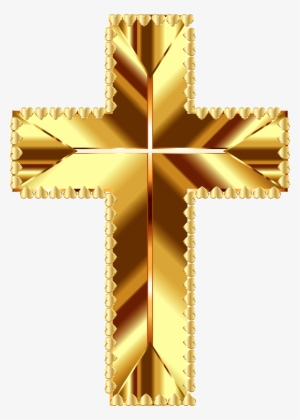 Golden Cross Love Deeper Color No Background - Love, Life, & Fairytale