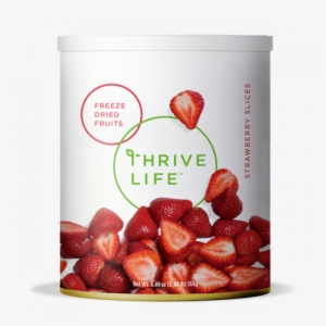 Freeze Dried Strawberries Fruits - Thrive Life Foods Can