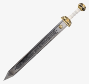 Rudis Gladiator Sword - Roman Decorated Sword
