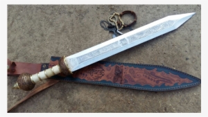 D2 Tool Steel Gladiators Sword - Hunting Knife