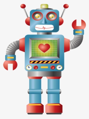 Colourful Robot Png - Toy Robot Clipart