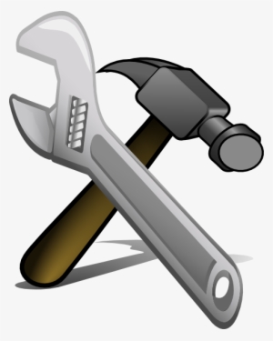 Small - Cartoon Hammer And Screwdriver