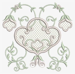 Embroidery Flowers Design Png
