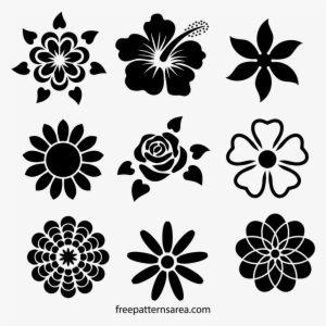 Flower Stencil Designs