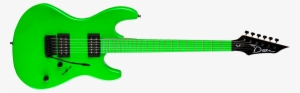Electric Guitar Transparent Png Sticker - Dean Custom Zone 2 Hb (fluorescent Green)