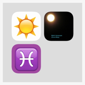 Vedic & Western Astrology On The App Store - Transparent Background Sun Emoji