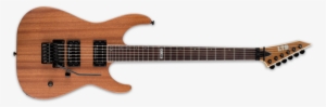 Large - Esp Ltd M-400 Mahogany - Natural Satin Guitar