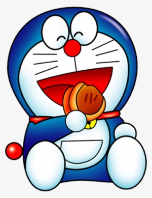 Bad Doraemon Face With Blue Background HD Wallpaper