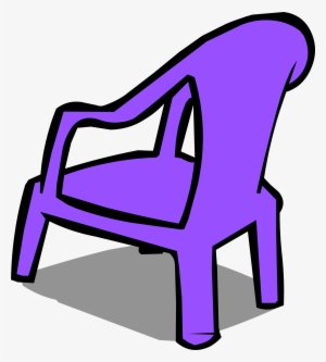 Purple Plastic Chair Sprite 003 - Chair