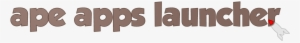 Ape Apps Launcher Logo - Human Action