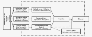 Graphical Representation Of The Reasoned-action Approach - Reasoned Action Approach Model